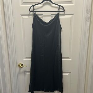 Bebe Sleek Black Midi Dress